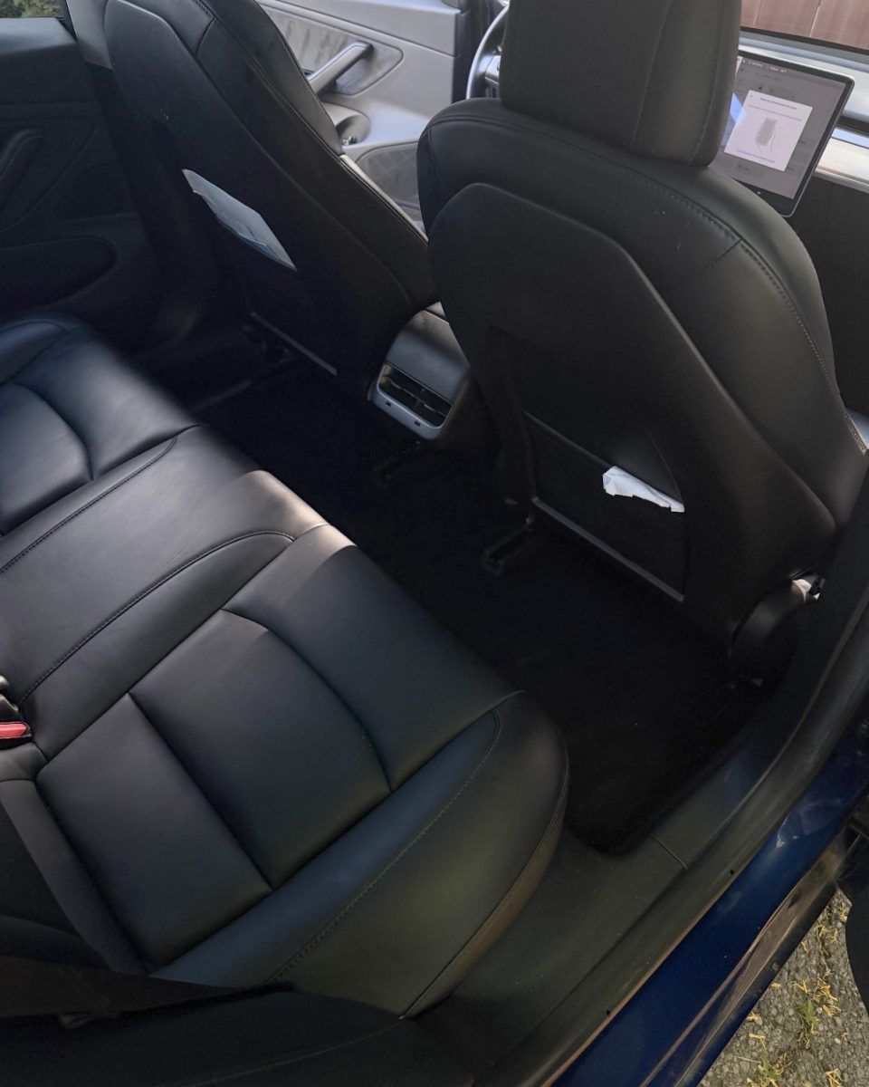 Rear seat and floor after interior detail